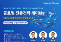 ‘3대 주력시장 진출전략 세미나’ TRADE ON 2022년, 네 번째 온라인 세미나 개최