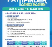 인천창조경제혁신센터, 유망 초기기업 발굴·육성 위한 2022 투자연계 스타트업 패스파인더 공모전 접수 시작